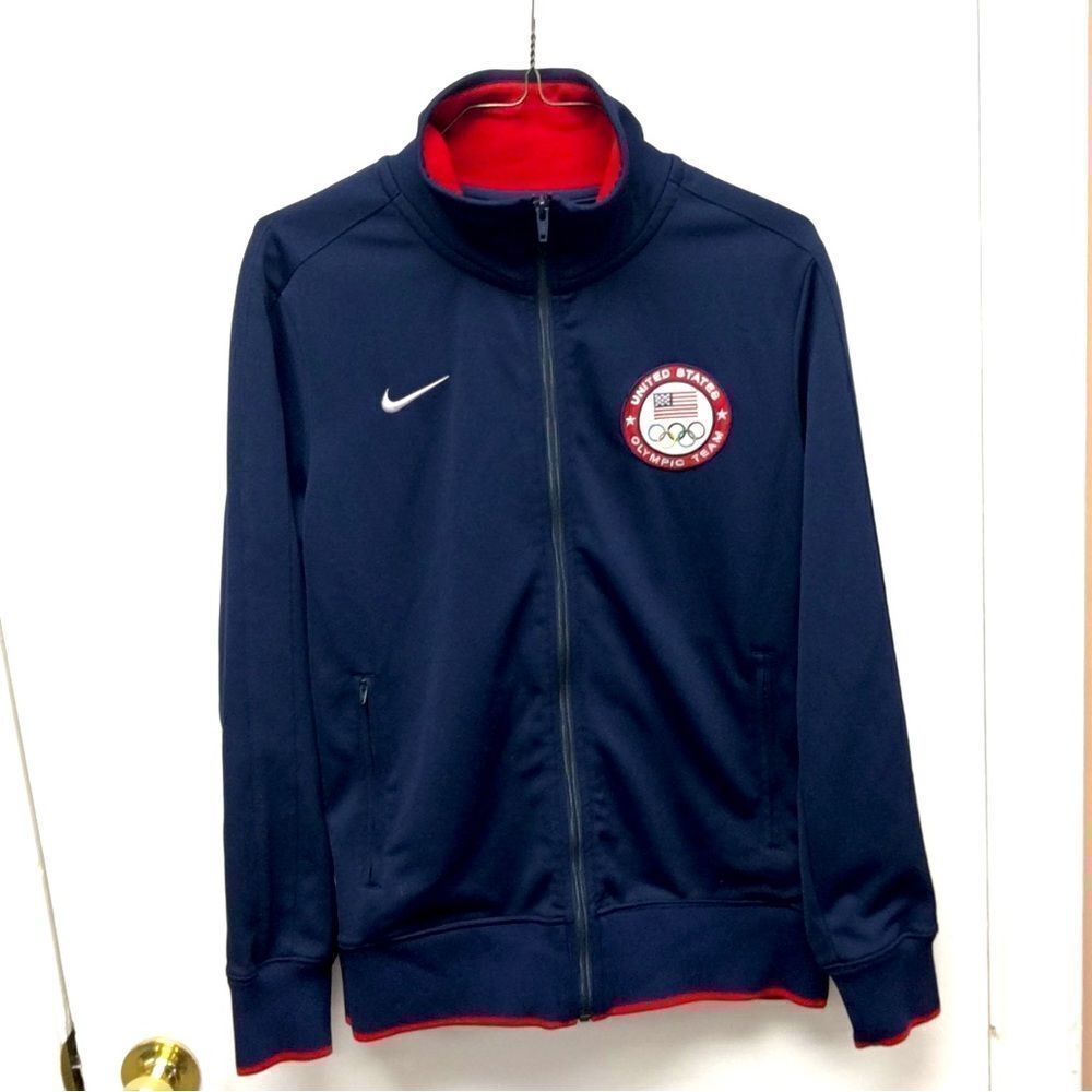 Nike United States U.S.A Olympic Team Track Jacket Mens size Small